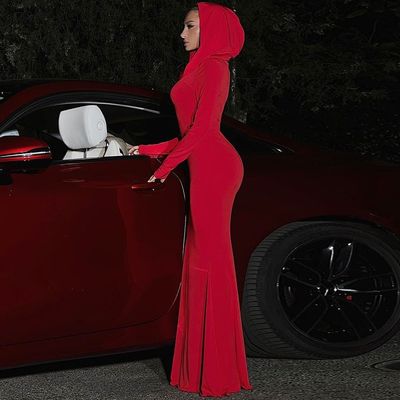 Modèle d'impression numérique Manches courtes Dress de femme élégant avec pull type fermé